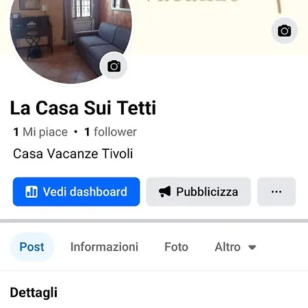 アパート La Casa Sui Tetti チボリ